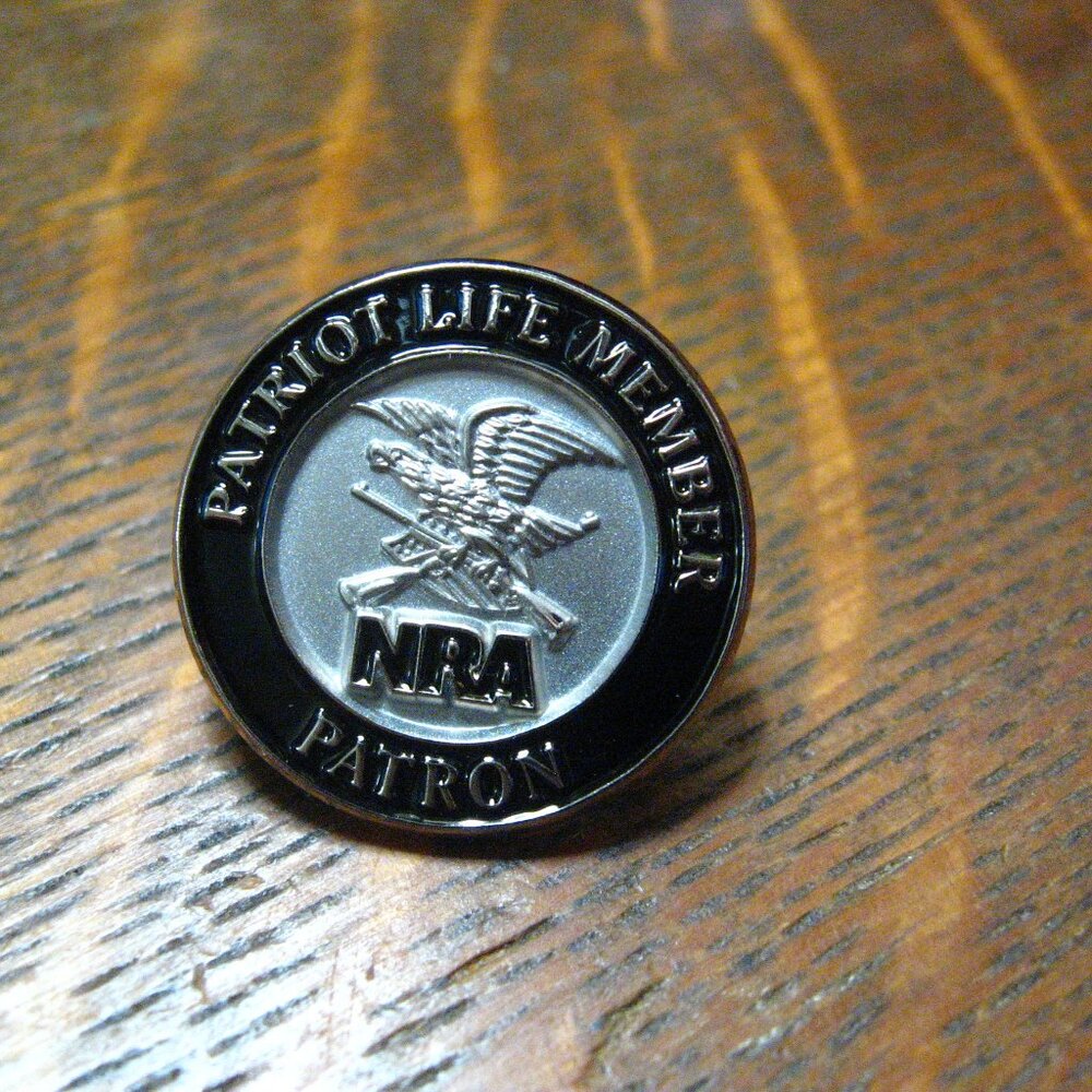 National Rifle Association NRA Patron Lapel Pin Tie Tack